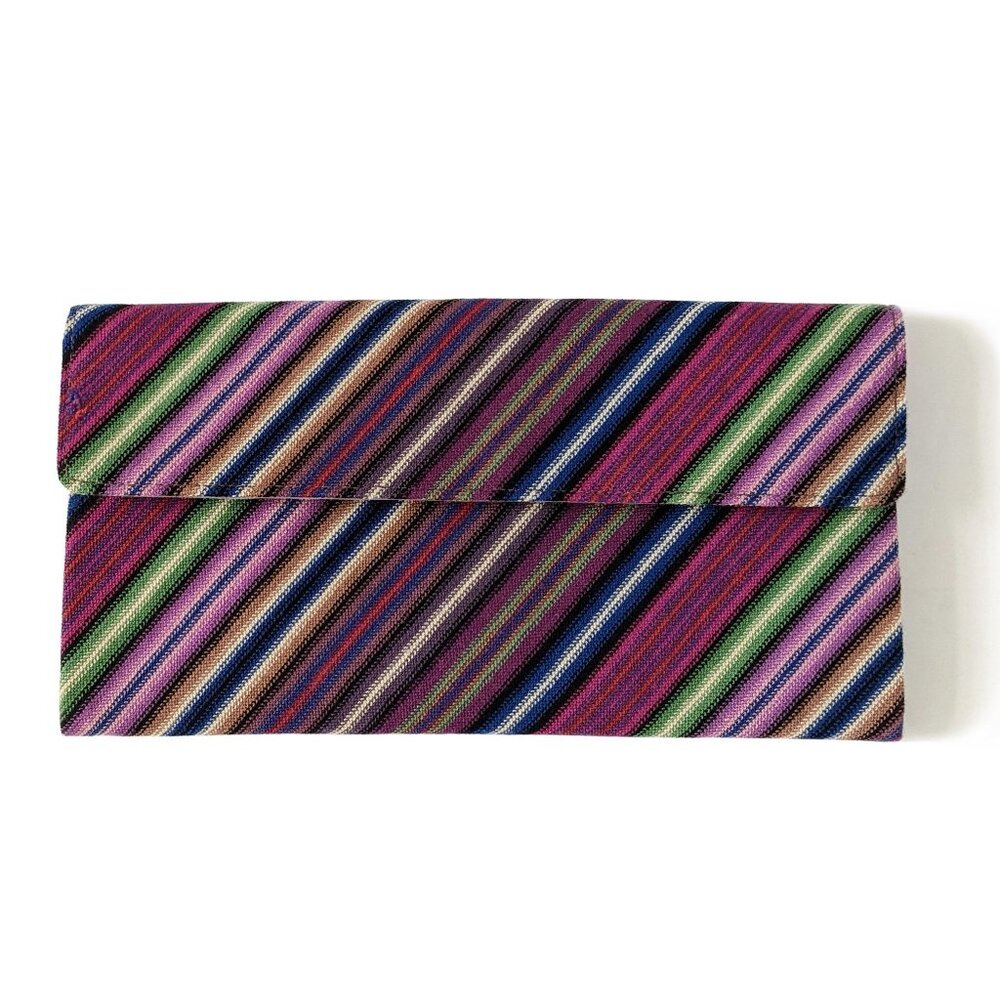 Estée Lauder x Missoni Signature Chevron Print Multicolor Clutch Bag